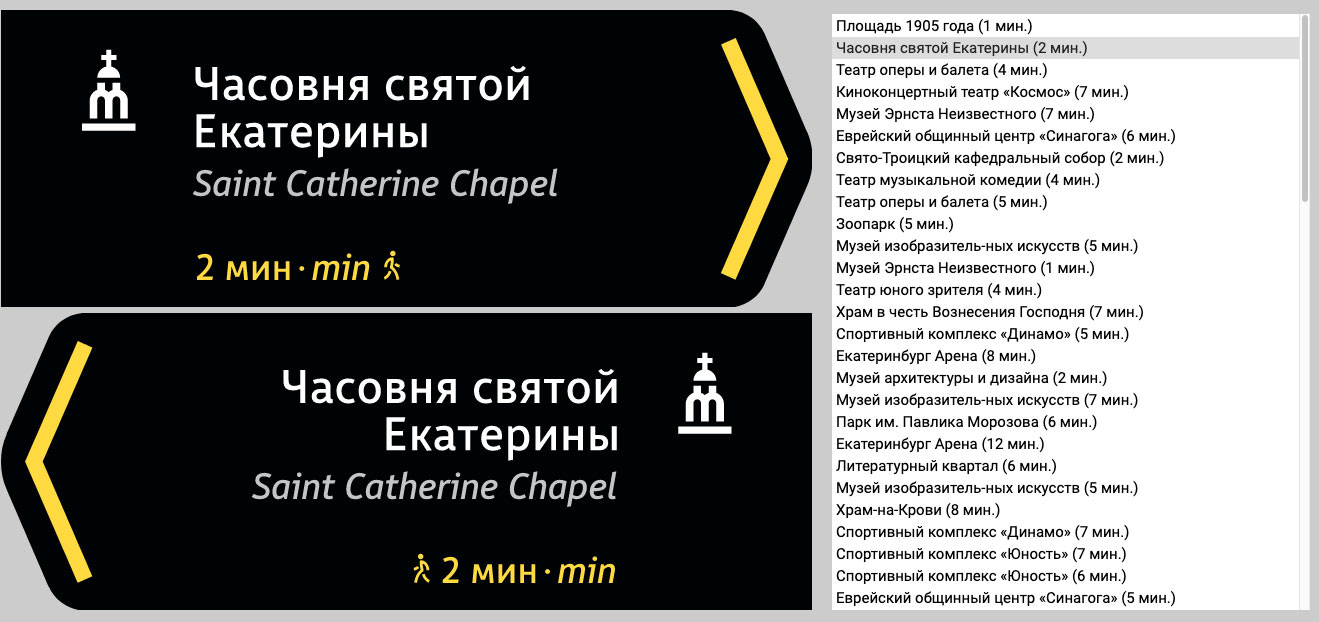 Генератор уличных указателей для Екатеринбурга